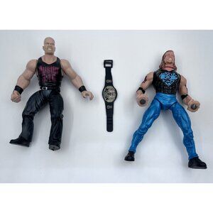 WWF WWE Stone Cold Steve Austin Wrestling Figure & Diamond Dallas Page